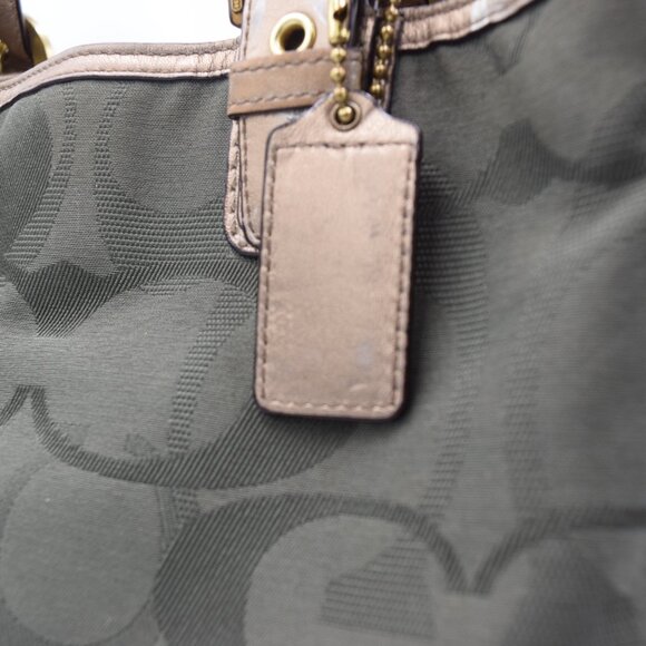 COACH 2011 Soho OP Art Canvas and Leather Tote - Picture 5 of 16